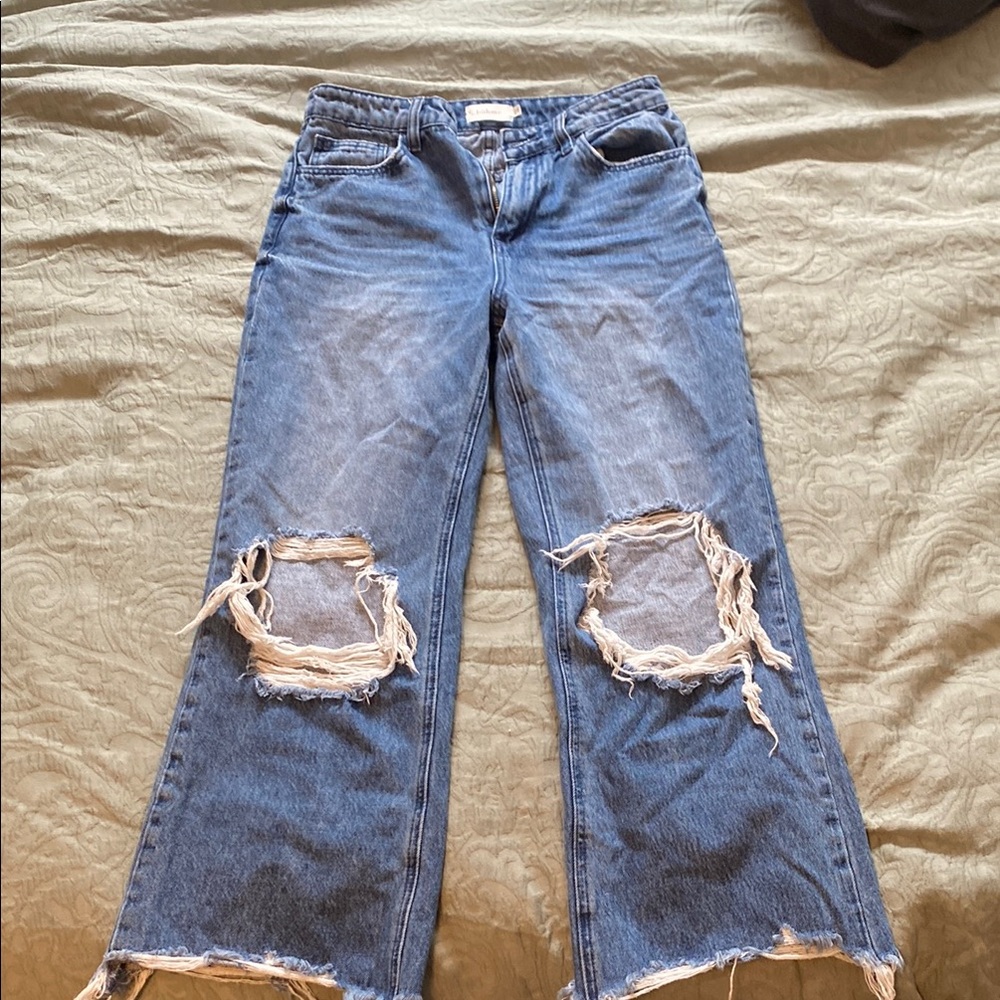 Distressed Blue Women's Jeans